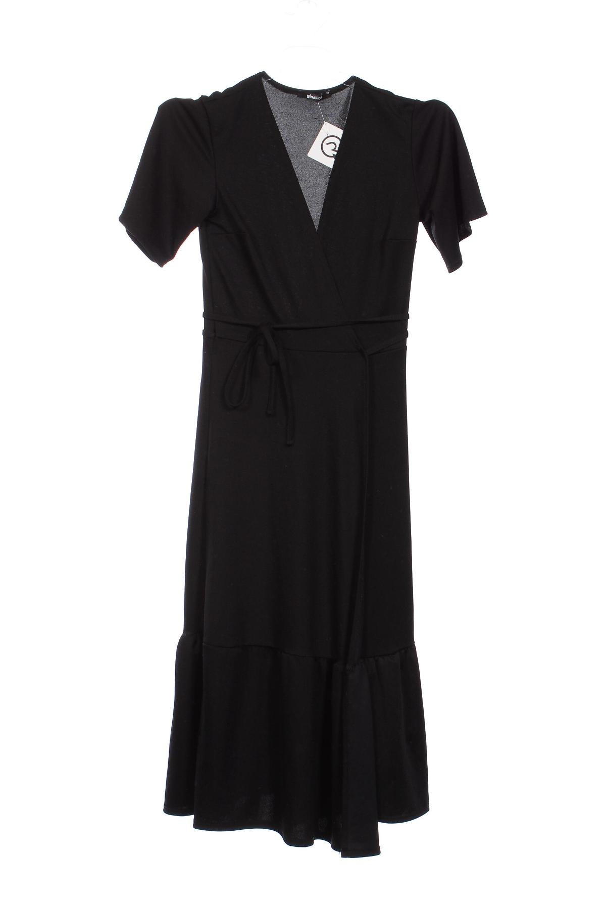 Kleid Gina Tricot, Größe XS, Farbe Schwarz, Preis 17,00 €