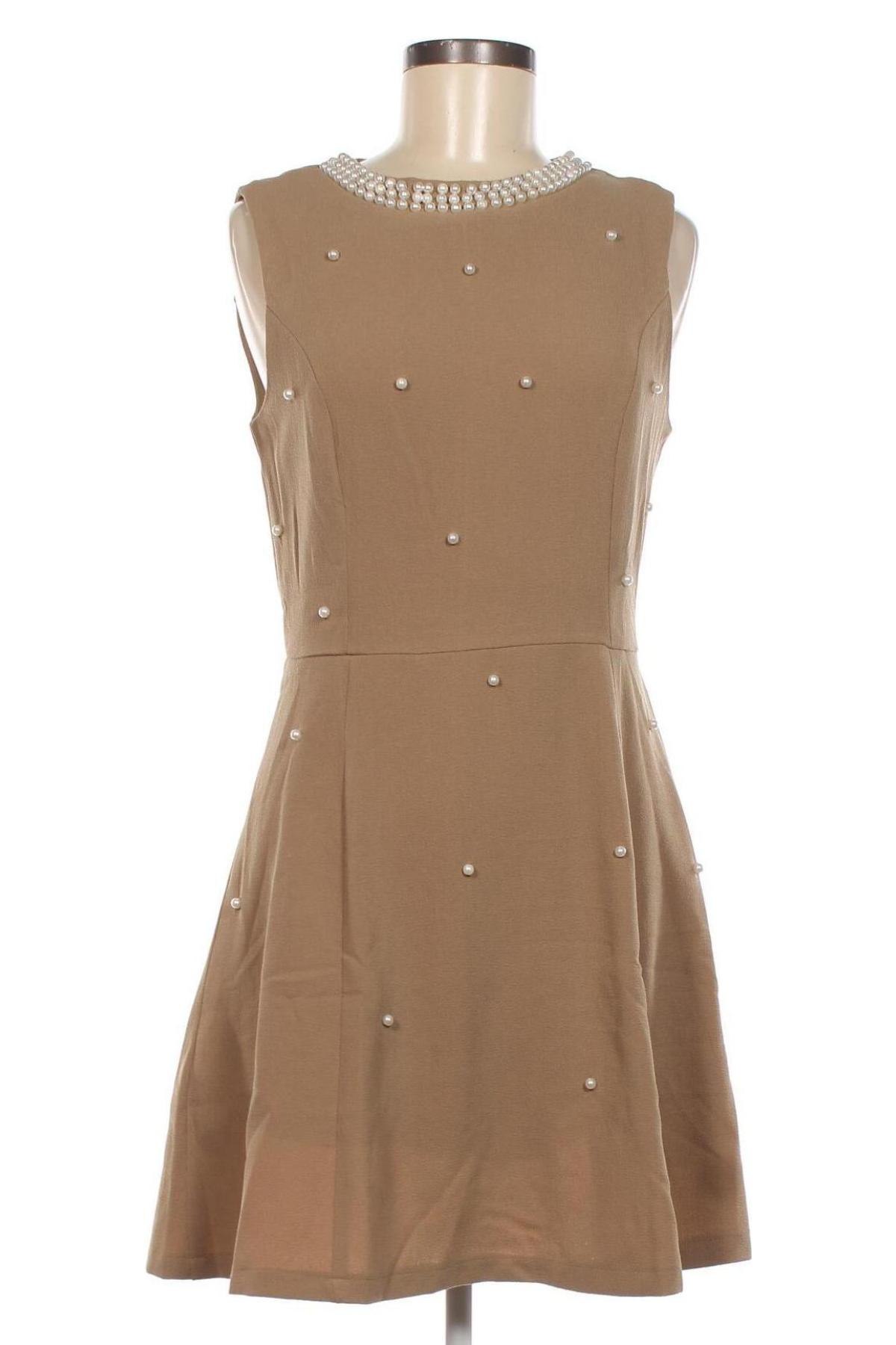 Kleid Goddess London, Größe M, Farbe Beige, Preis € 50,11