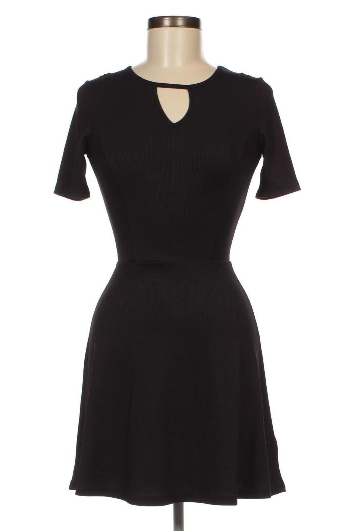 Kleid H&M Divided, Größe XXS, Farbe Schwarz, Preis 5,65 €