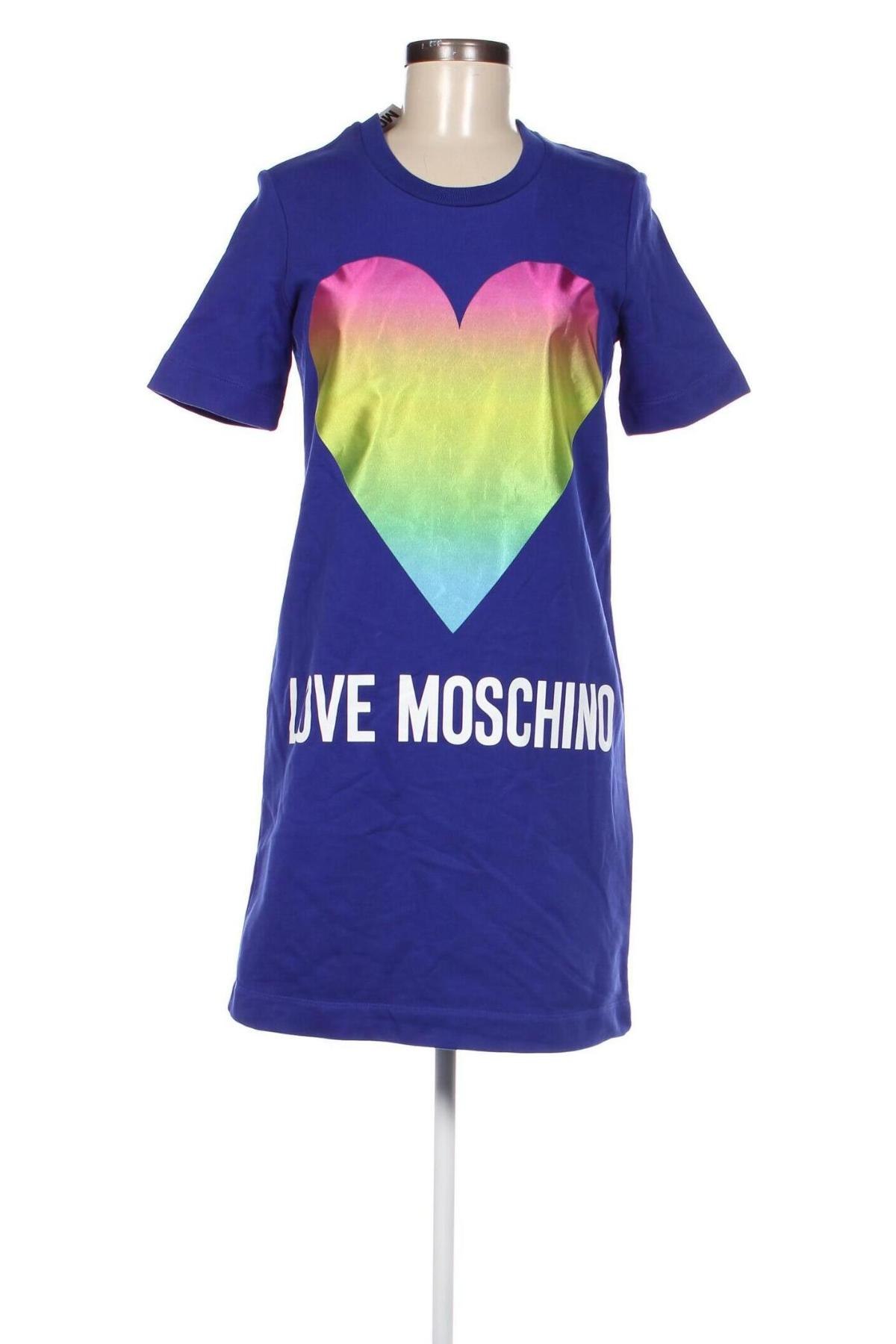 Рокля Love Moschino, Размер S, Цвят Син, Цена 381,00 лв.