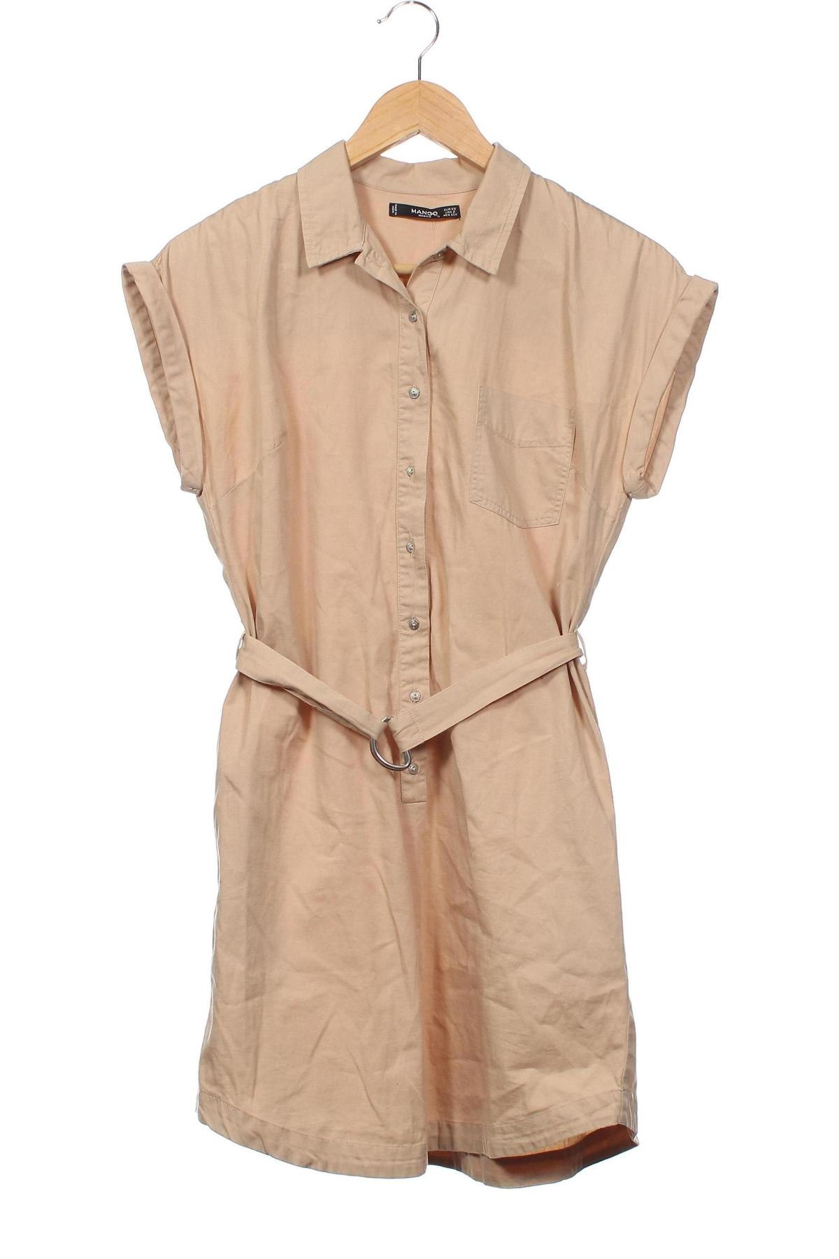 Kleid Mango, Größe XS, Farbe Beige, Preis 17,39 €