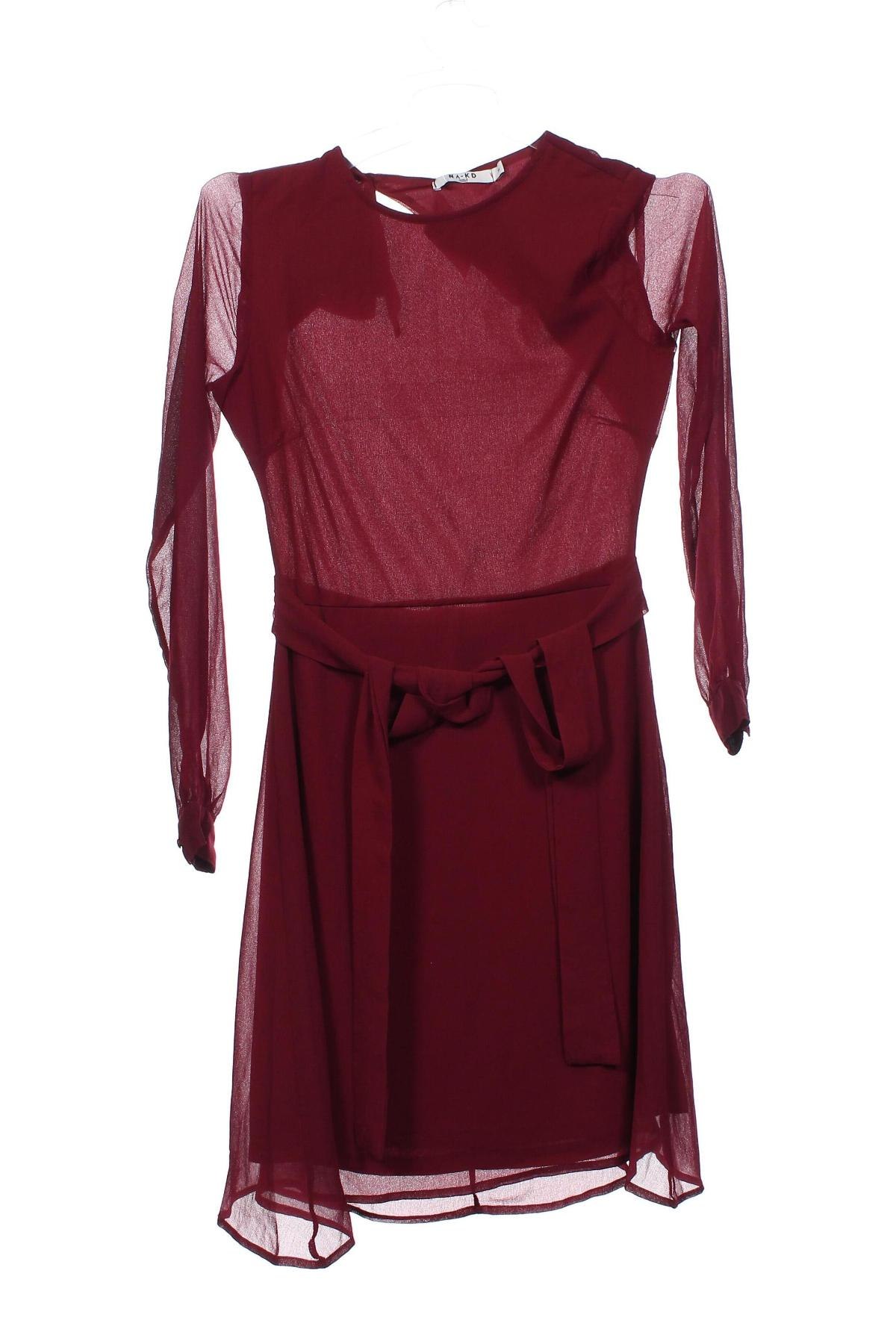 Kleid NA-KD, Größe XS, Farbe Rot, Preis € 19,95