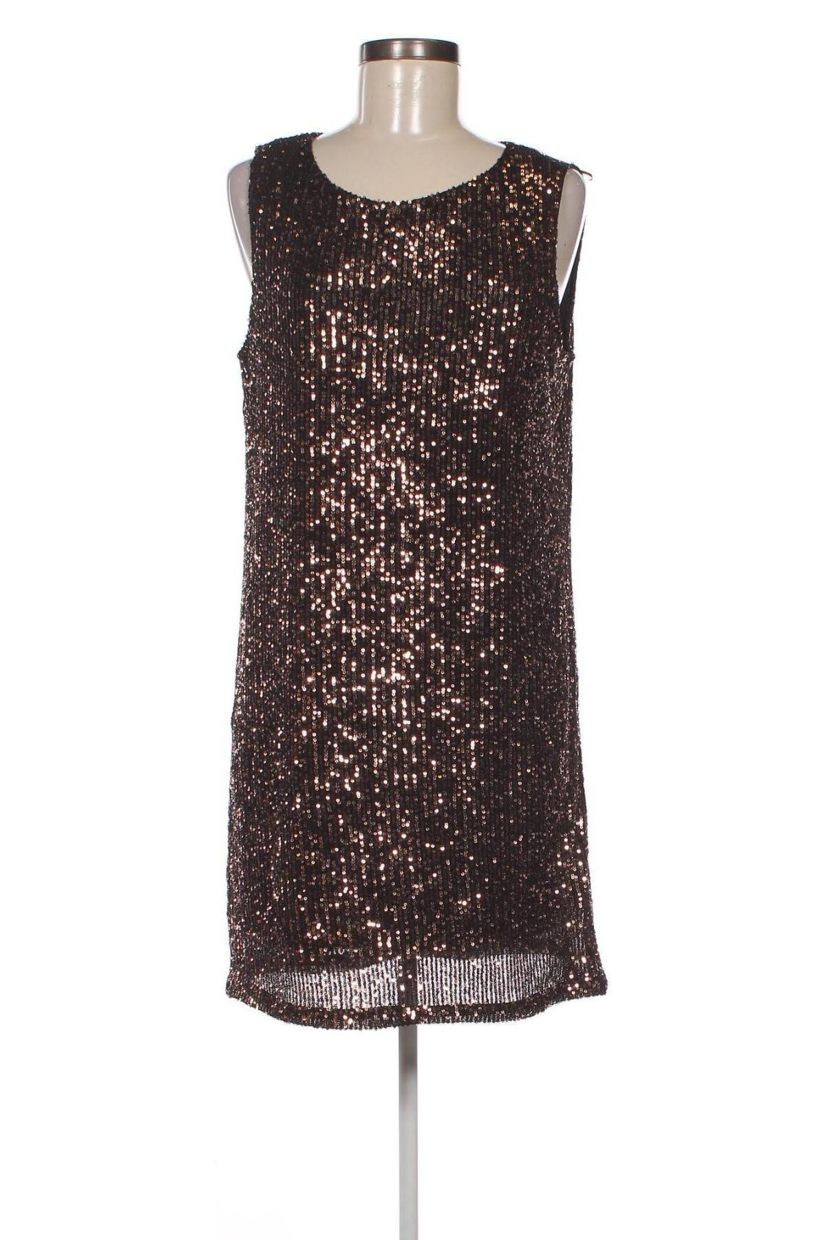 Φόρεμα Pieces, Μέγεθος XL, Χρώμα Χρυσαφί, Τιμή 18,93 €