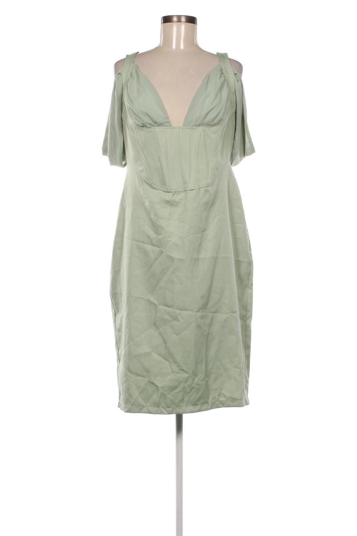 Φόρεμα Rare London, Μέγεθος L, Χρώμα Πράσινο, Τιμή 21,48 €