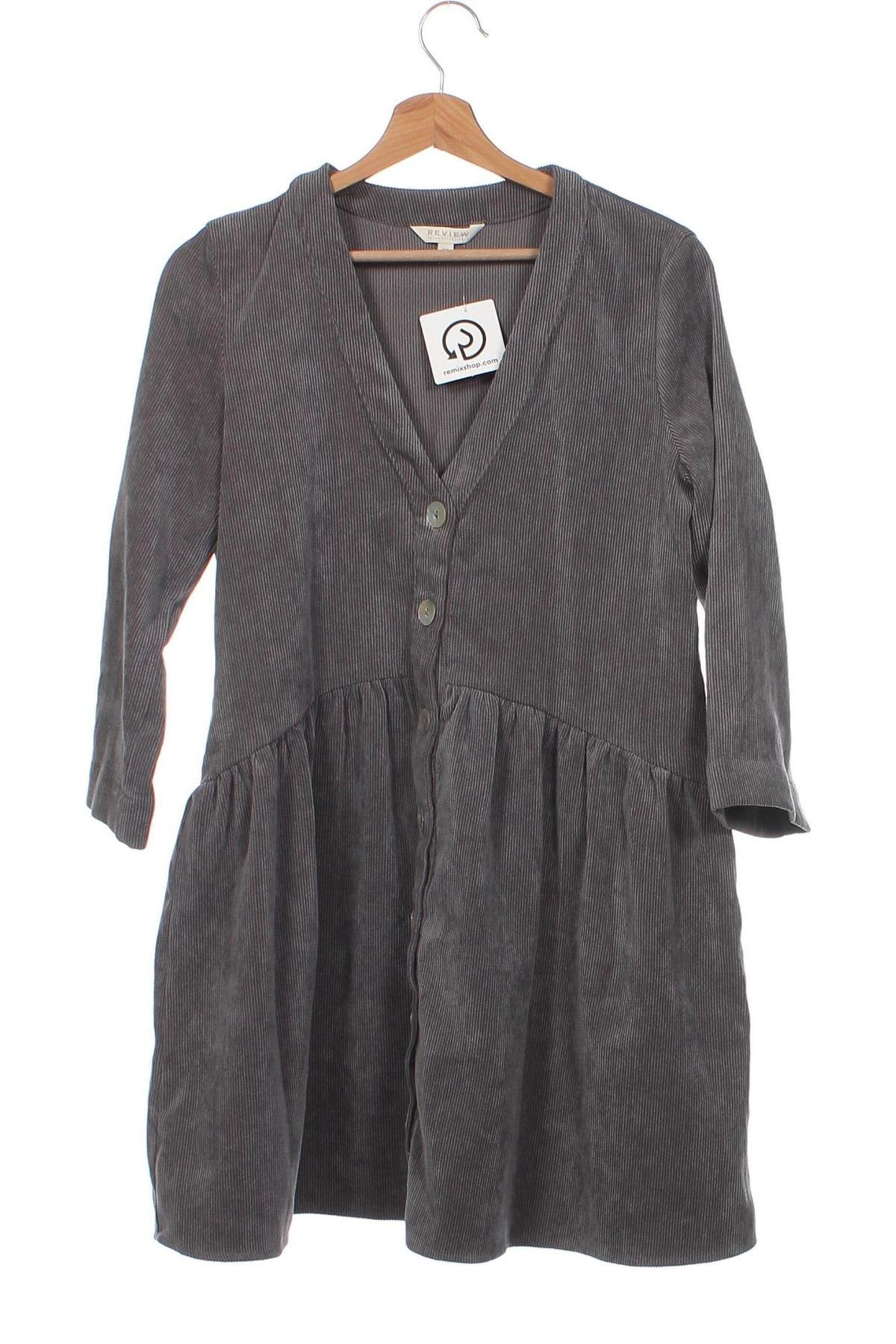 Kleid Review, Größe XS, Farbe Grau, Preis 9,82 €