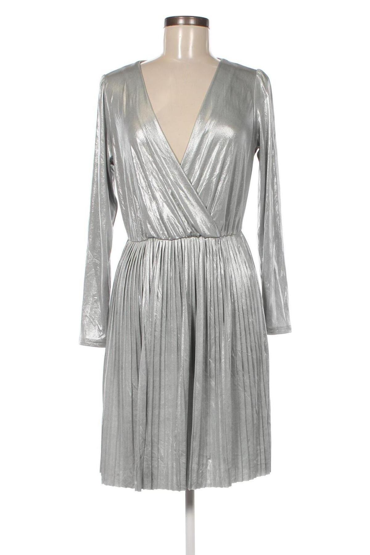 Φόρεμα Rinascimento, Μέγεθος L, Χρώμα Ασημί, Τιμή 50,72 €