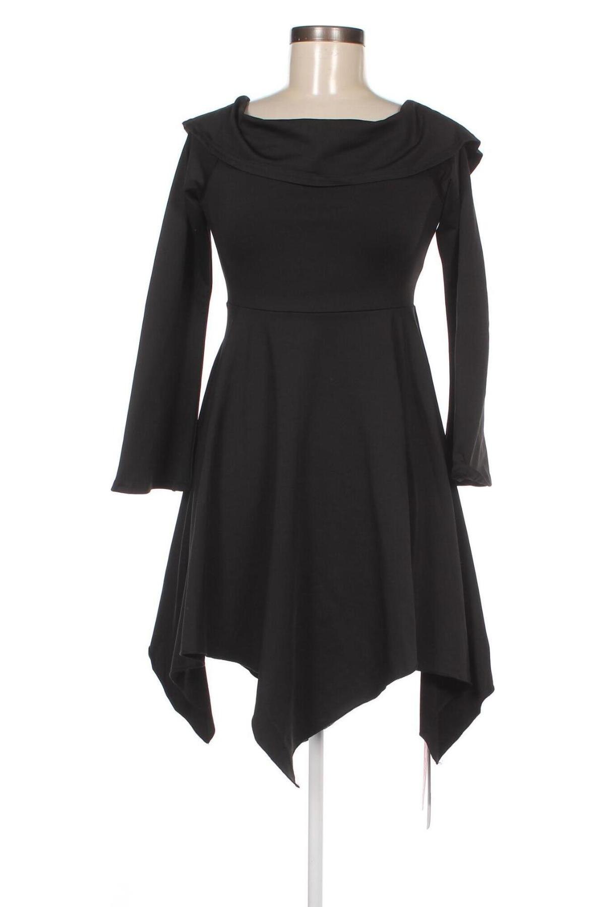 Kleid Romwe, Größe M, Farbe Schwarz, Preis 15,29 €