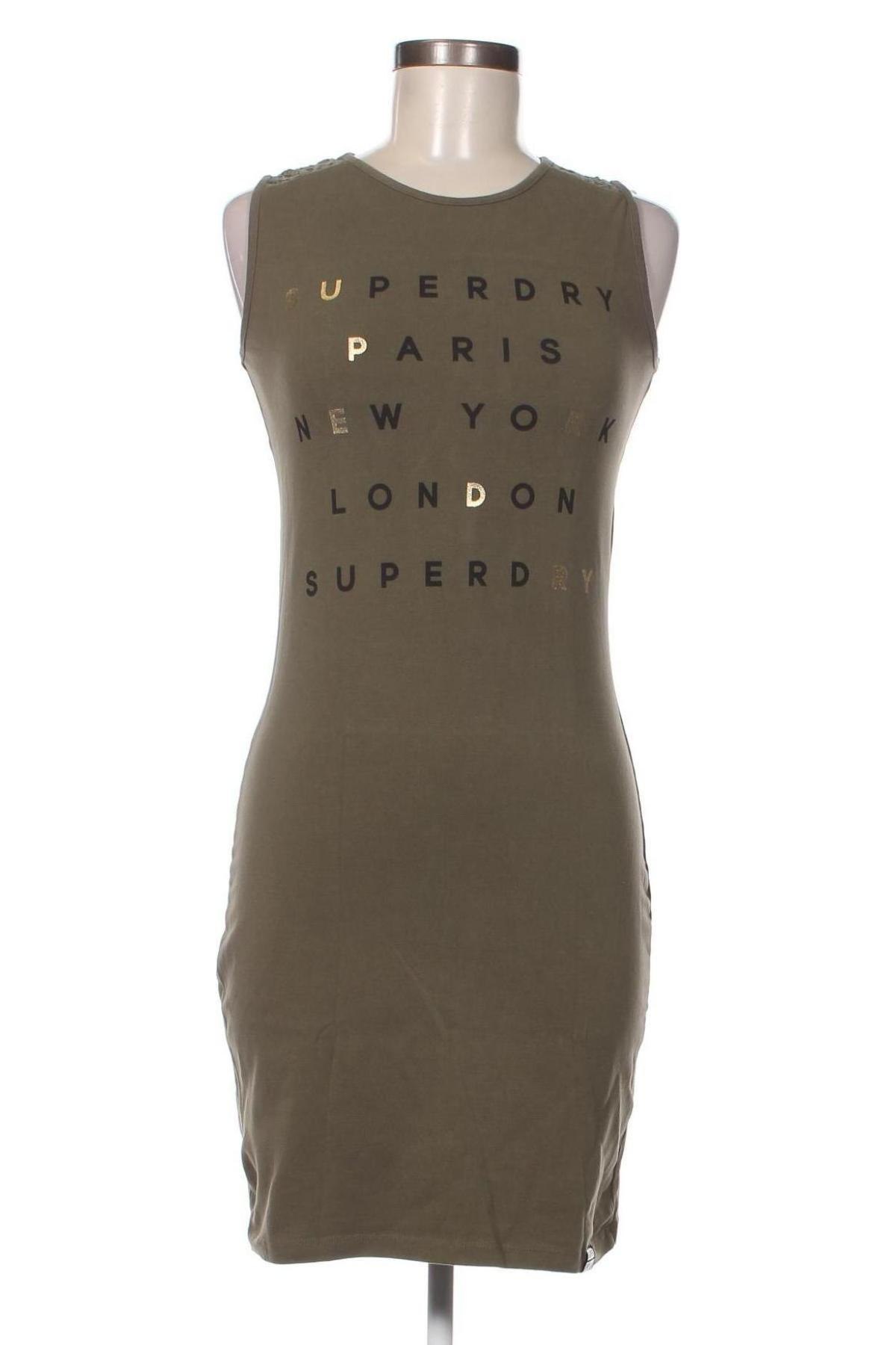 Kleid Superdry, Größe M, Farbe Grün, Preis 30,06 €