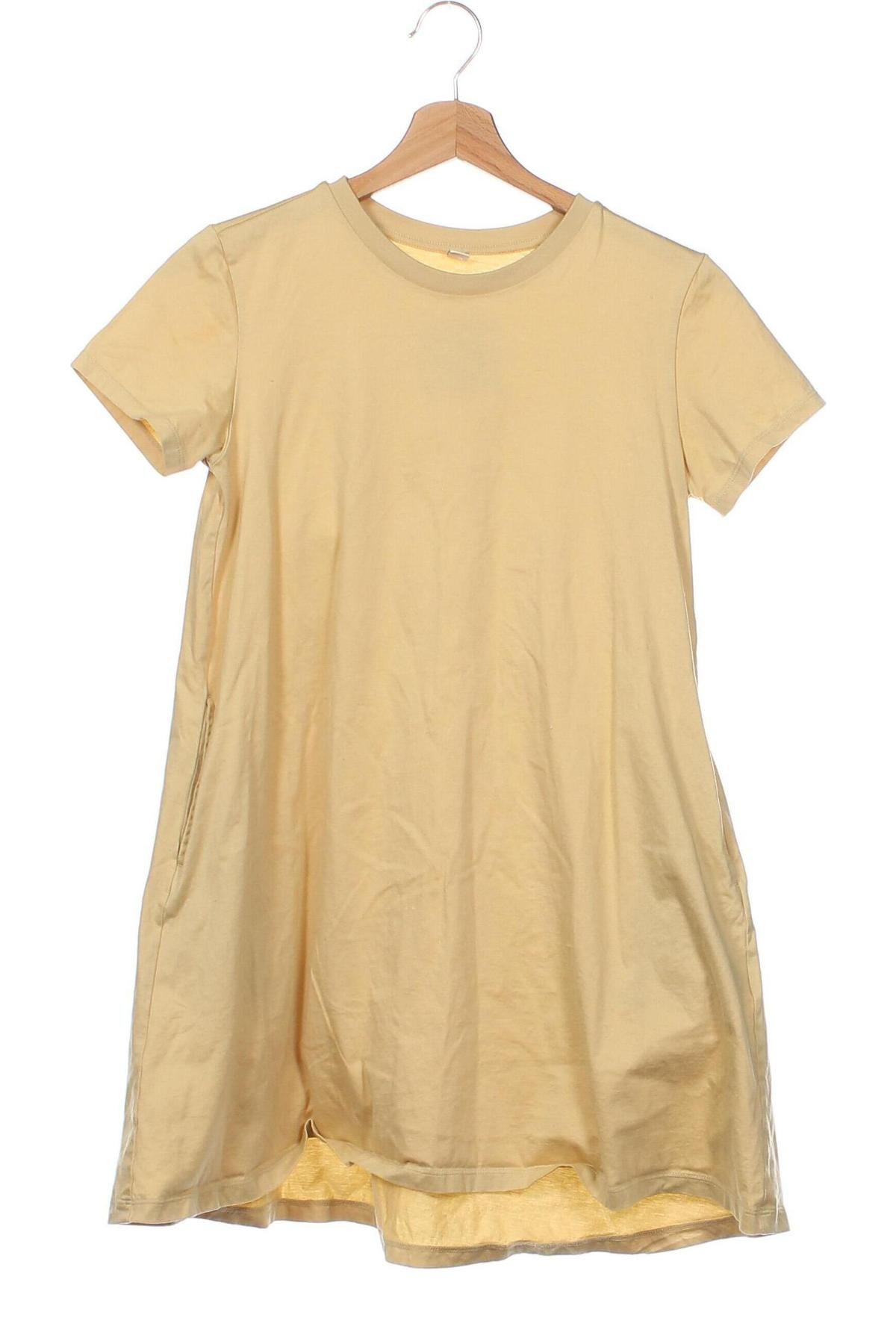 Kleid Uniqlo, Größe XXS, Farbe Gelb, Preis € 15,90