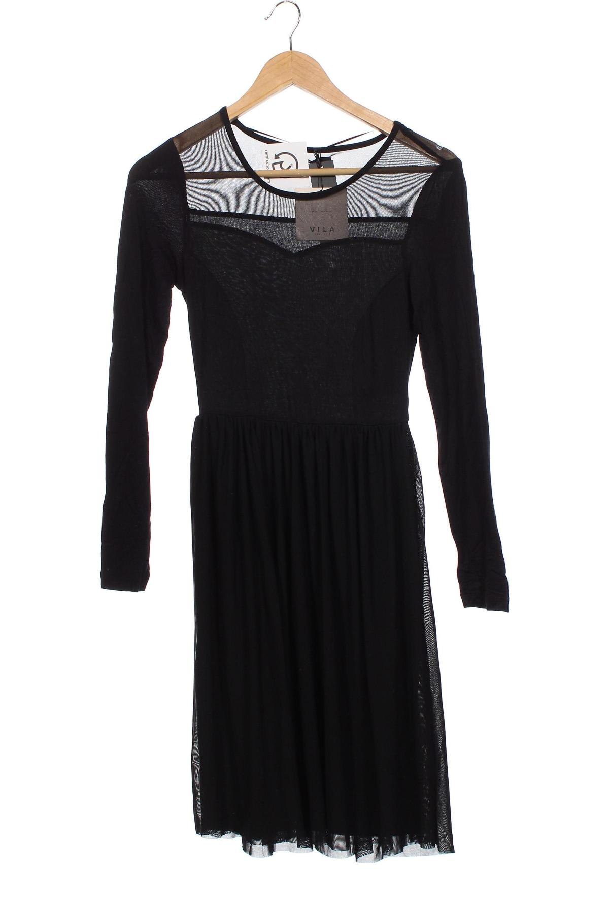Φόρεμα VILA, Μέγεθος XS, Χρώμα Μαύρο, Τιμή 19,96 €