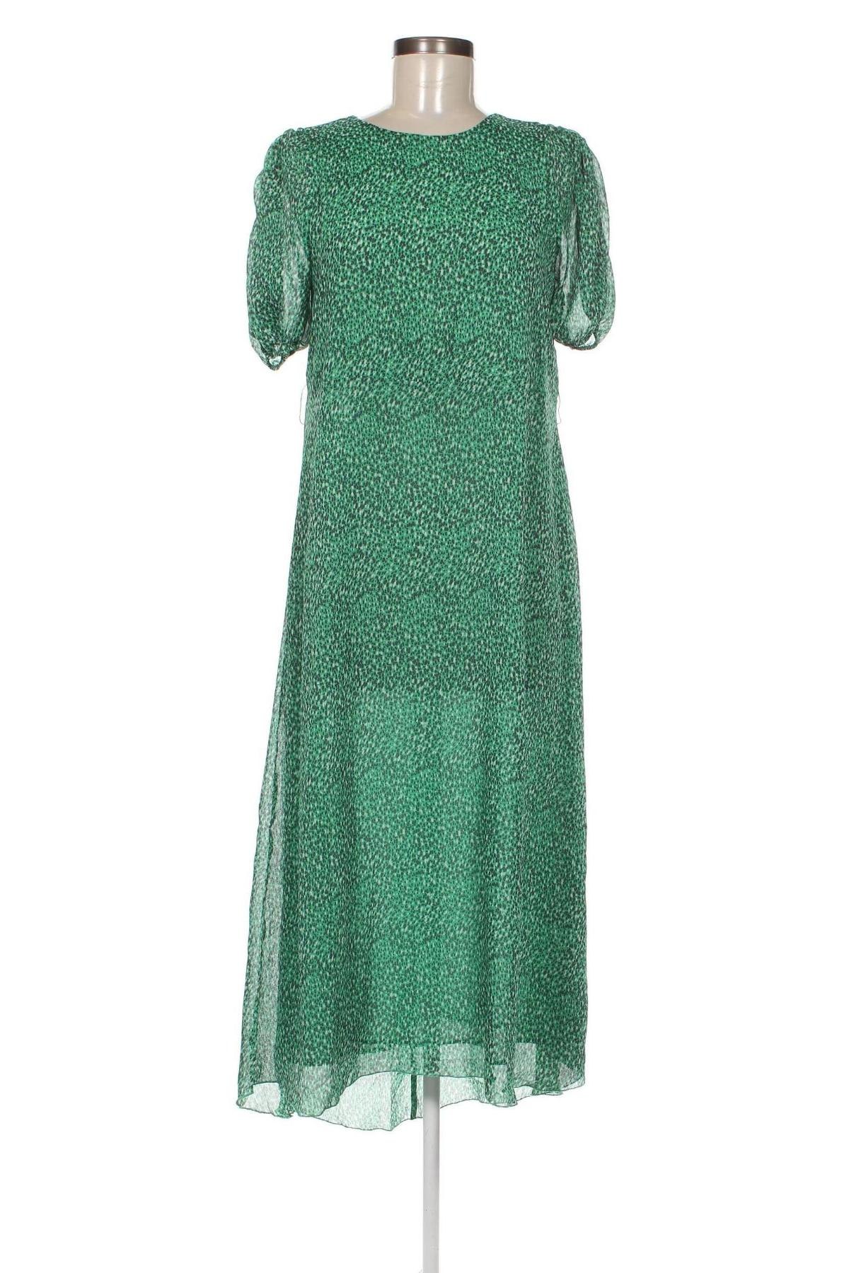 Рокля Zara, Размер S, Цвят Зелен, Цена 34,00 лв.