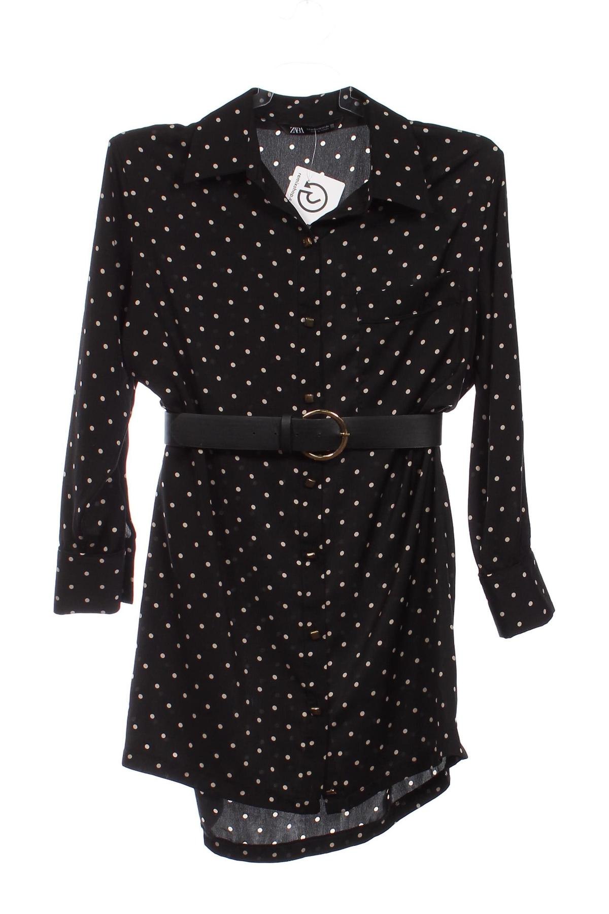 Šaty  Zara, Veľkosť XS, Farba Čierna, Cena  13,80 €