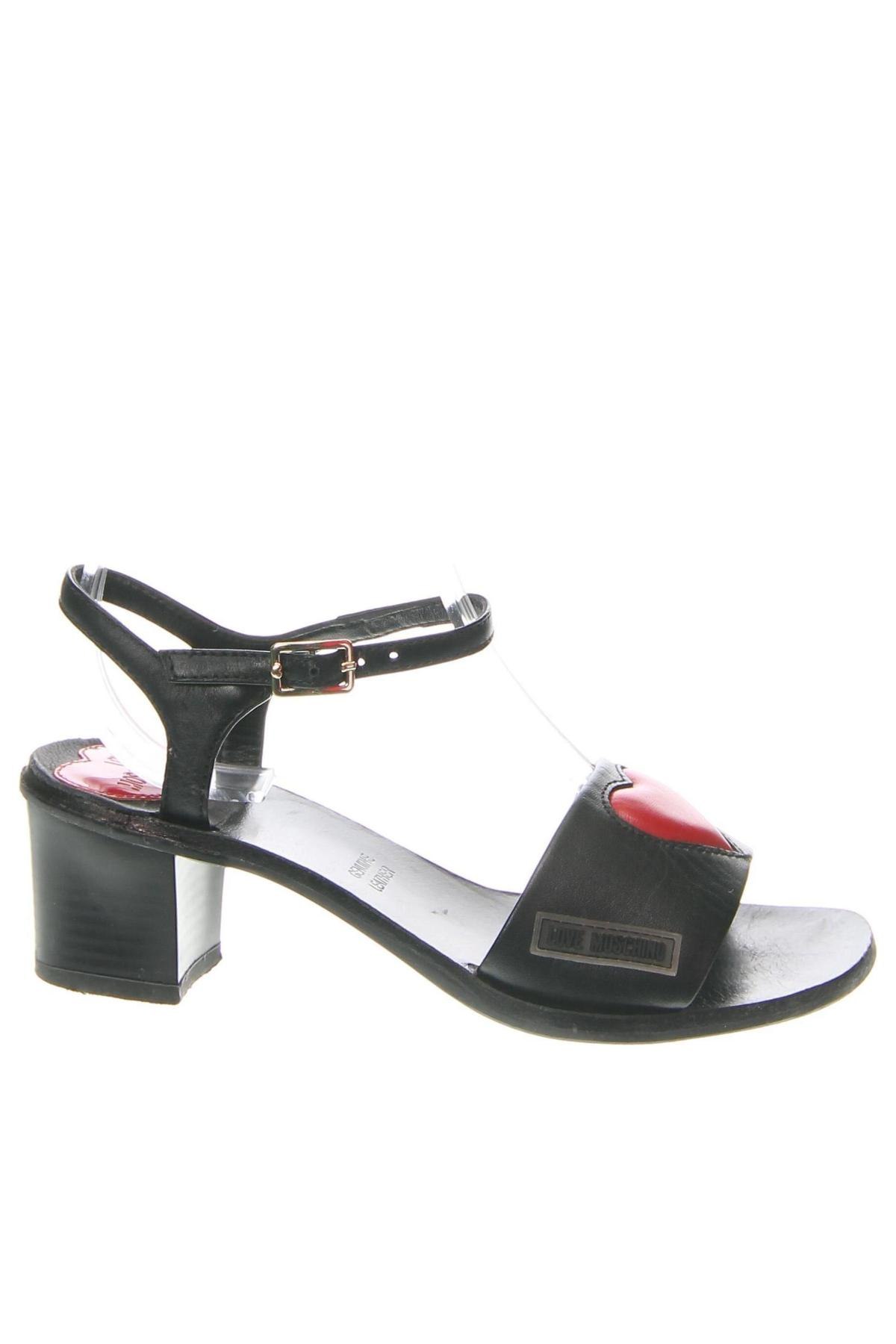 Sandalen Love Moschino, Größe 36, Farbe Schwarz, Preis 122,71 €