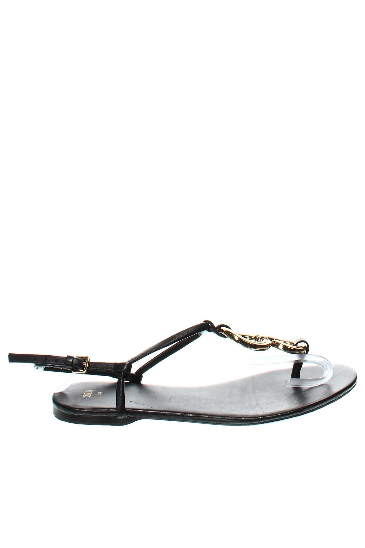 Sandalen Zara, Größe 39, Farbe Schwarz, Preis € 8,28