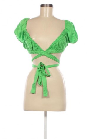 Bluză de femei Bershka, Mărime S, Culoare Verde, Preț 49,87 Lei