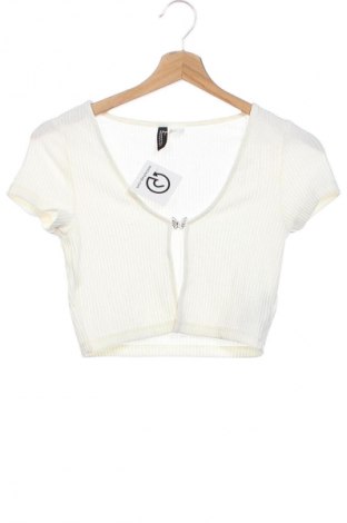 Bluzka damska H&M Divided, Rozmiar XS, Kolor ecru, Cena 62,99 zł