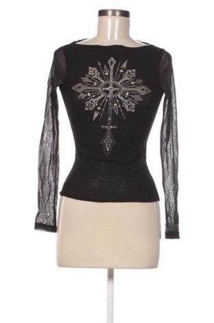 Damen Shirt Pois, Größe M, Farbe Schwarz, Preis € 3,99