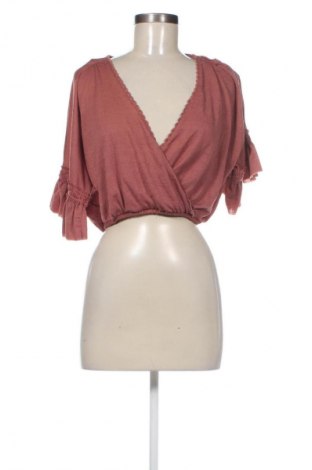 Damen Shirt Pull&Bear, Größe M, Farbe Braun, Preis 5,99 €
