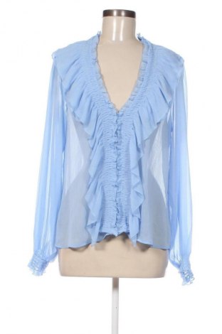 Bluzka damska Zara, Rozmiar L, Kolor Niebieski, Cena 88,99 zł