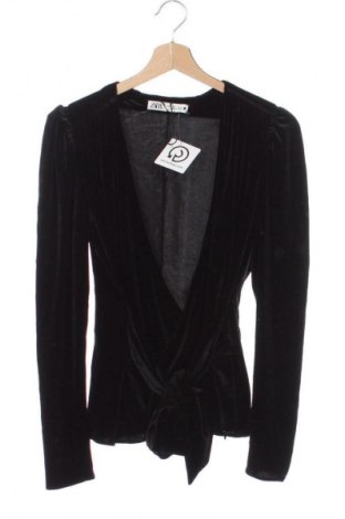 Damen Shirt Zara, Größe XS, Farbe Schwarz, Preis 18,99 €