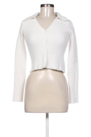 Női kardigán Bershka, Méret M, Szín Fehér, Ár 5 865 Ft