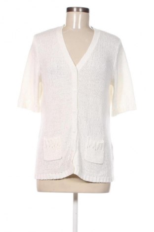 Damen Strickjacke Christa Probst, Größe L, Farbe Weiß, Preis € 4,99