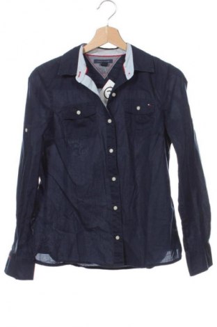 Damska koszula Tommy Hilfiger, Rozmiar XS, Kolor Niebieski, Cena 112,99 zł