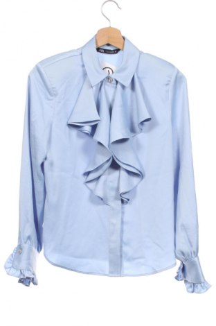 Dámská košile  Zara, Velikost XS, Barva Modrá, Cena  342,00 Kč