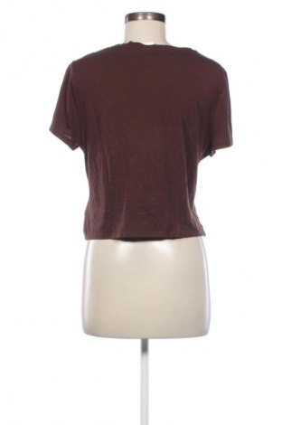 Damski T-shirt H&M, Rozmiar L, Kolor Brązowy, Cena 39,00 zł