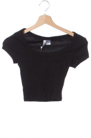 Damen T-Shirt H&M Divided, Größe XS, Farbe Schwarz, Preis 8,70 €