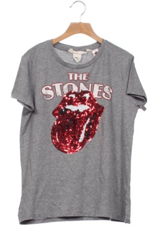 Damski T-shirt H&M L.O.G.G., Rozmiar XS, Kolor Szary, Cena 38,75 zł