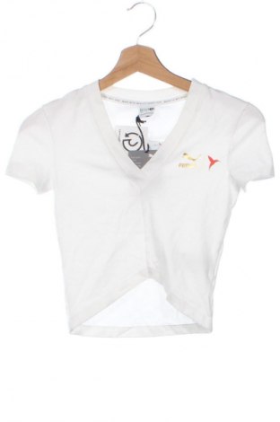 Damen T-Shirt PUMA, Größe XS, Farbe Weiß, Preis 37,42 €