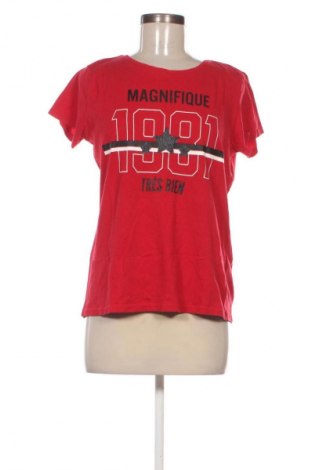 Damen T-Shirt Page One, Größe M, Farbe Rot, Preis 8,68 €