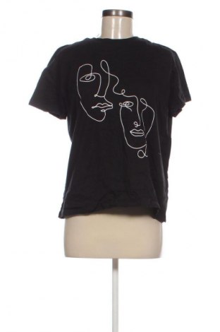 Damski T-shirt Pull&Bear, Rozmiar L, Kolor Czarny, Cena 55,99 zł