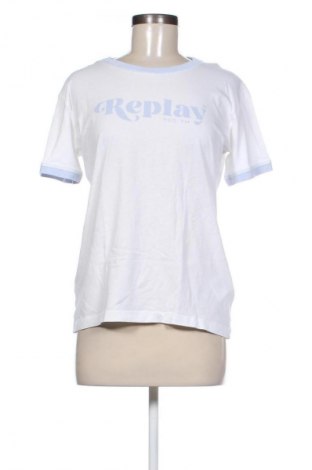 Tricou de femei Replay, Mărime S, Culoare Alb, Preț 84,78 Lei