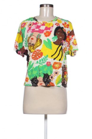 Tricou de femei Zara, Mărime M, Culoare Multicolor, Preț 25,64 Lei
