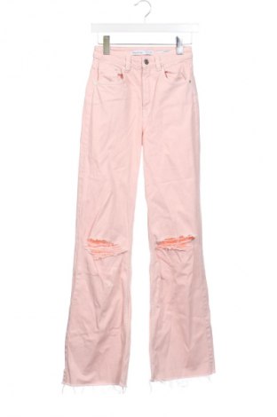 Dámske džínsy  Bershka, Veľkosť XS, Farba Ružová, Cena  20,51 €