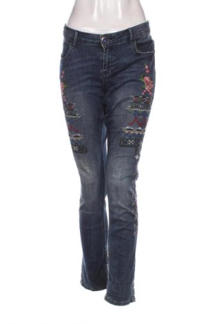 Blugi de femei Desigual, Mărime XL, Culoare Albastru, Preț 325,92 Lei