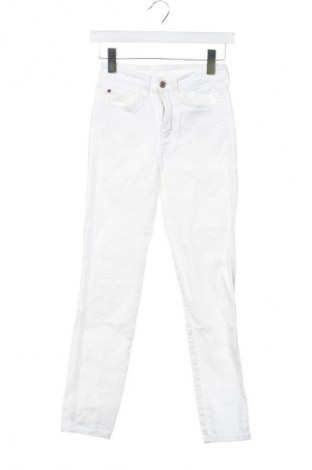 Blugi de femei H&M, Mărime XS, Culoare Alb, Preț 138,14 Lei