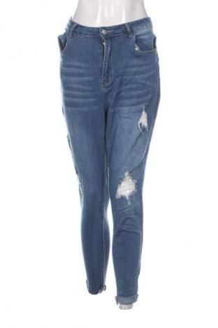 Blugi de femei SHEIN, Mărime XL, Culoare Albastru, Preț 48,99 Lei