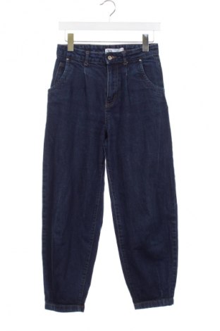 Blugi de femei Zara Mum, Mărime XS, Culoare Albastru, Preț 90,99 Lei