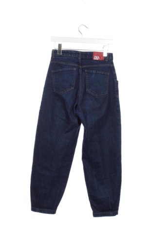 Blugi de femei Zara Mum, Mărime XS, Culoare Albastru, Preț 90,99 Lei