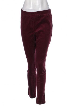 Pantaloni de velvet de femei Sfera, Mărime L, Culoare Roșu, Preț 40,99 Lei