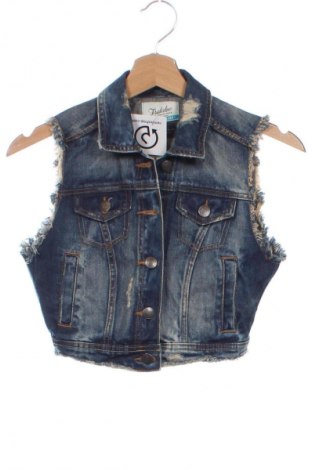 Дамски елек Zara, Размер XS, Цвят Син, Цена 27,99 лв.