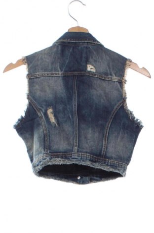 Дамски елек Zara, Размер XS, Цвят Син, Цена 27,99 лв.