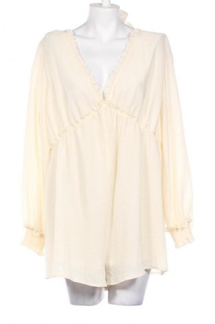 Salopetă scurtă de damă H&M Divided, Mărime XXL, Culoare Bej, Preț 99,74 Lei