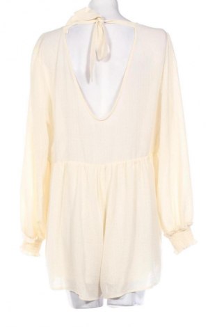 Salopetă scurtă de damă H&M Divided, Mărime XXL, Culoare Bej, Preț 99,74 Lei