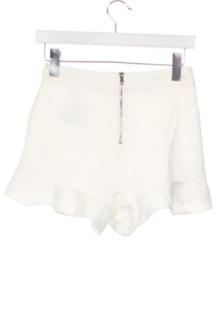 Pantaloni scurți de femei Zara, Mărime XS, Culoare Alb, Preț 138,14 Lei