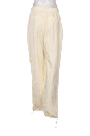 Pantaloni de femei NA-KD, Mărime L, Culoare Galben, Preț 231,91 Lei