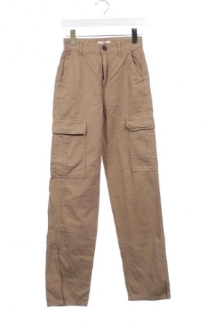 Pantaloni de femei Stradivarius, Mărime XS, Culoare Bej, Preț 74,81 Lei